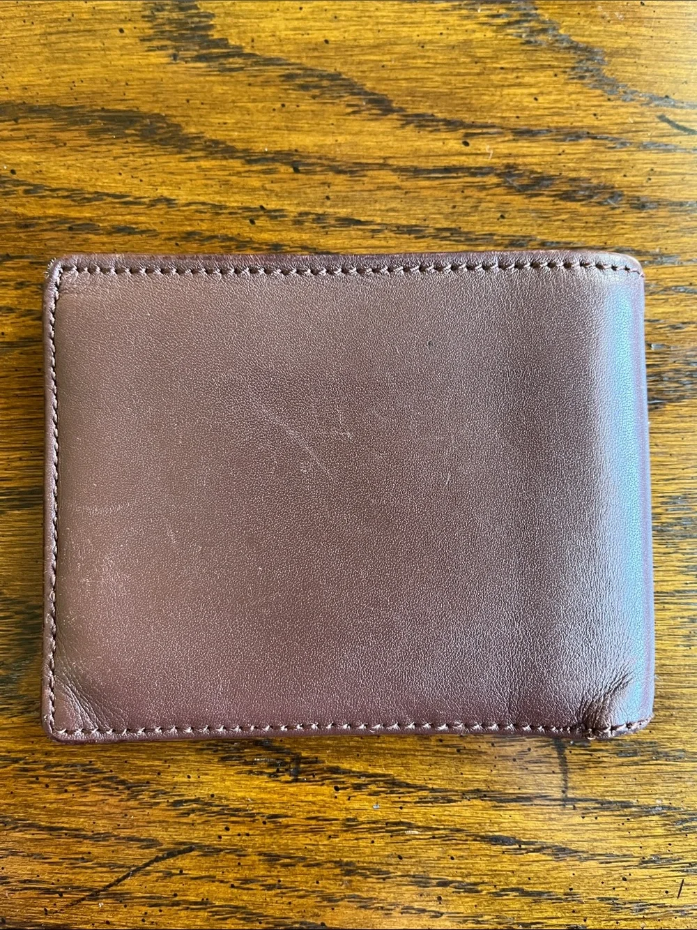 Polo by Ralph Lauren Brown Leather Wallet with Embossed Polo Player